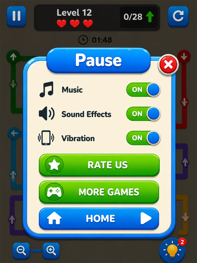 Arrows :Tap Puzzle Escape Game screenshot